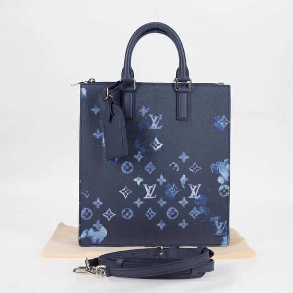 Louis Vuitton Handbags - LOUIS VUITTON Monogram Watercolor Sac Plat Messenger Bag M57843 LV Auth BA1721M